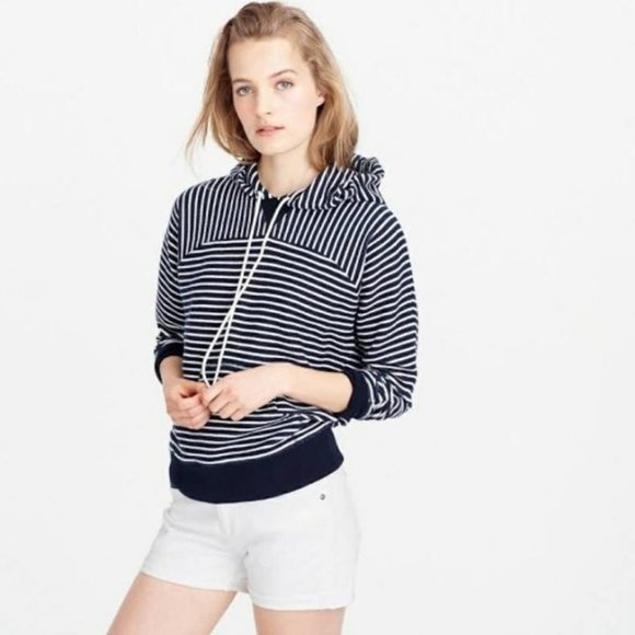 J. Crew Tops - J.Crew Paneled Terry Hoodie